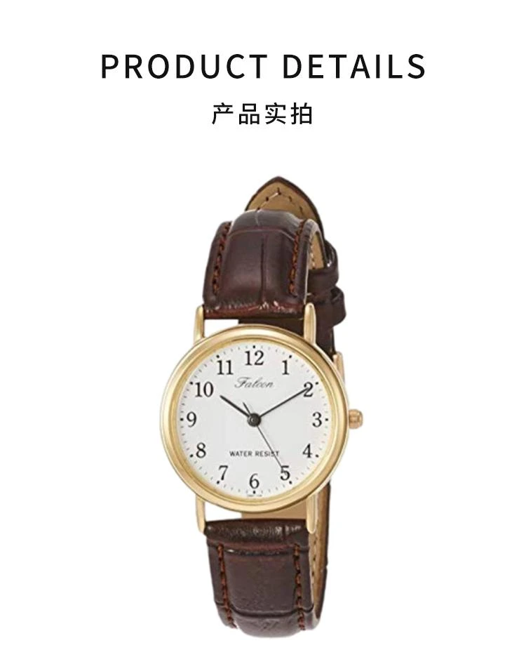 商品Citizen|日本直邮CITIZEN Q＆Q手表模拟防水皮带Q997-104女士白,价格¥331,第3张图片详细描述