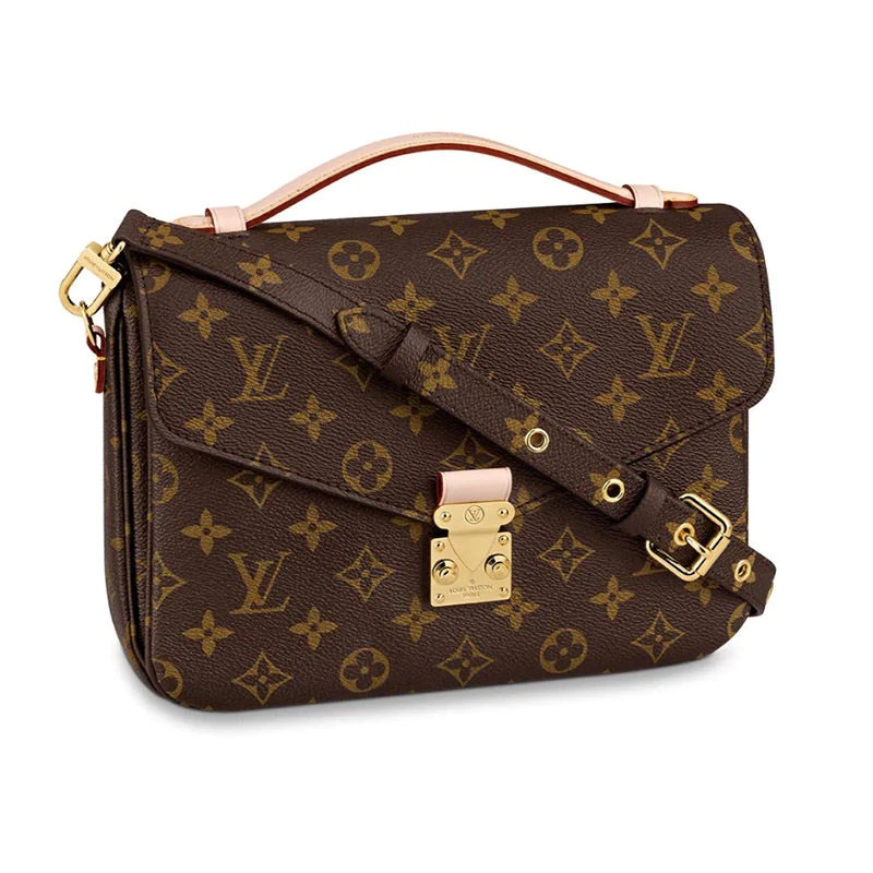 商品Louis Vuitton|Louis Vuitton 路易威登 女士棕色老花帆布METIS 手袋邮差包 斜挎包 M44875 送礼好物,价格¥18822,第1张图片