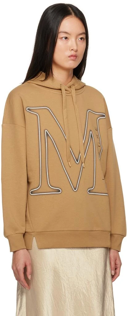 商品Max Mara|Brown Printed Hoodie,价格¥1024,第2张图片详细描述