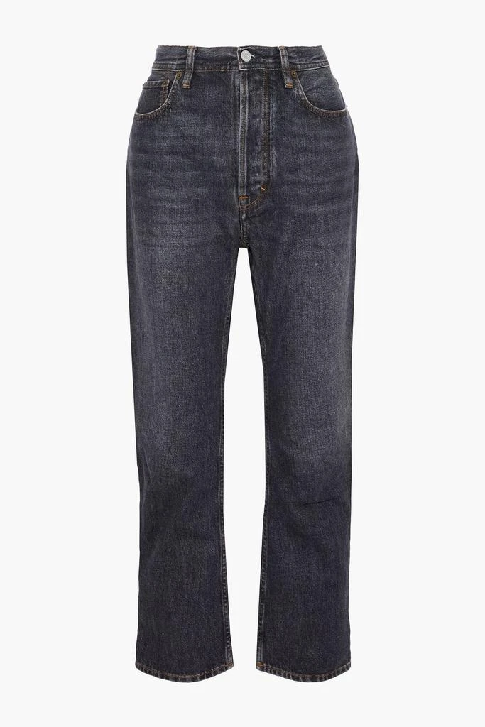 商品Acne Studios|Distressed high-rise straight-leg jeans,价格¥1129,第3张图片详细描述