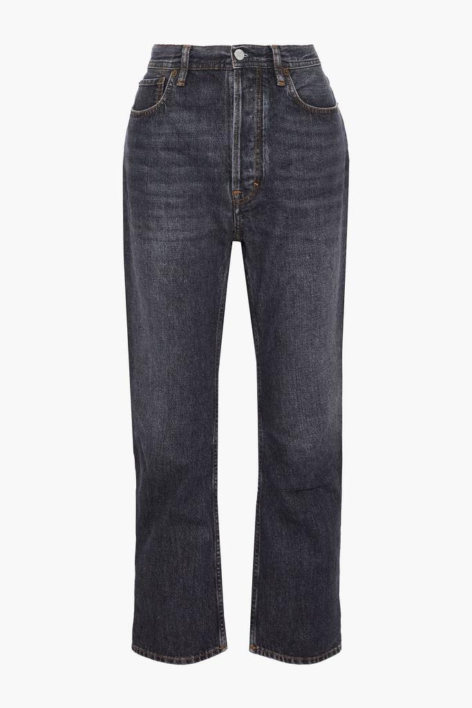 商品Acne Studios|Distressed high-rise straight-leg jeans,价格¥2203,第1张图片