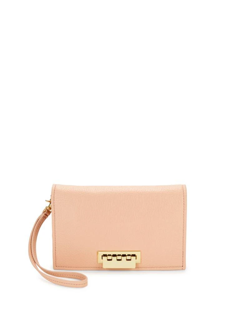 商品Zac Posen|Eartha Leather Relaxed Wristlet,价格¥857,第1张图片