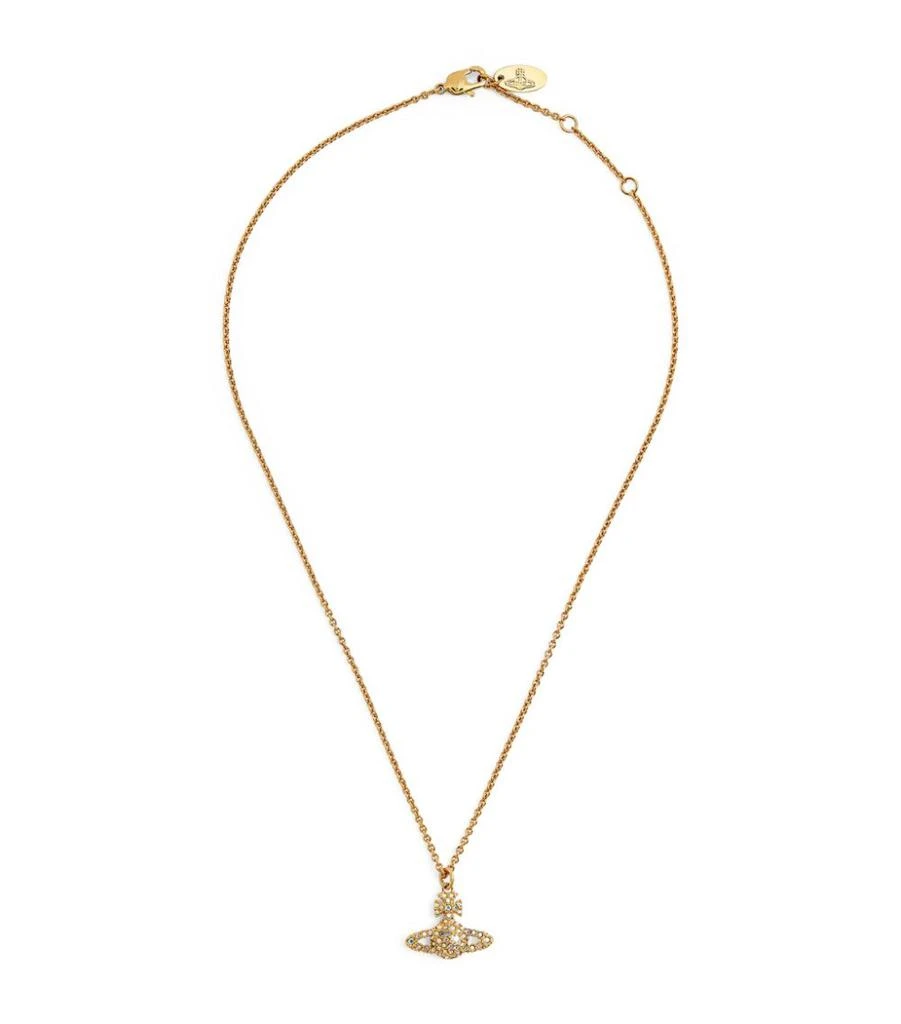 商品Vivienne Westwood|Crystal-Embellished Grace Bas Relief Orb Necklace,价格¥1288,第1张图片