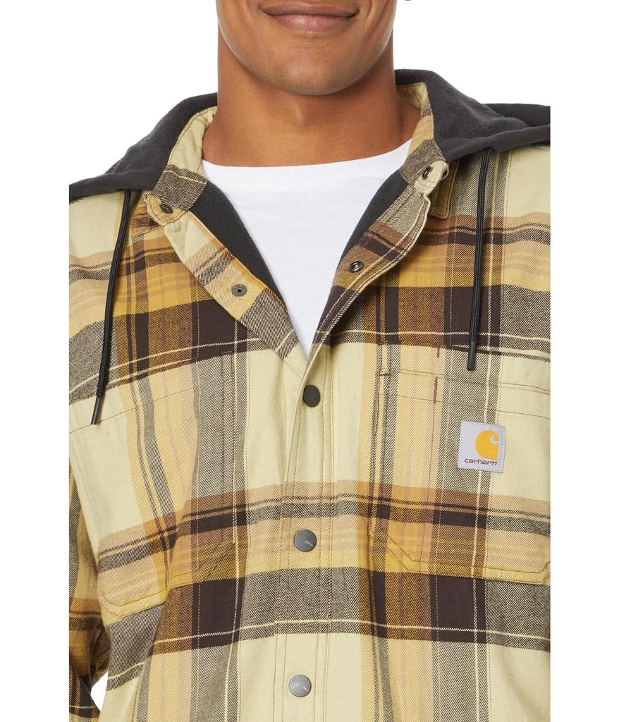 商品Carhartt|Rugged Flex® Relaxed Fit Flannel Fleece Lined Hooded Shirt Jacket,价格¥595,第3张图片详细描述