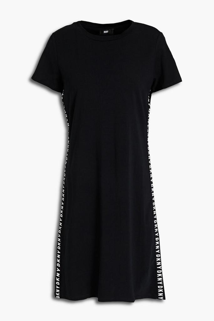 商品DKNY|Printed cotton-blend jersey mini dress,价格¥224,第1张图片