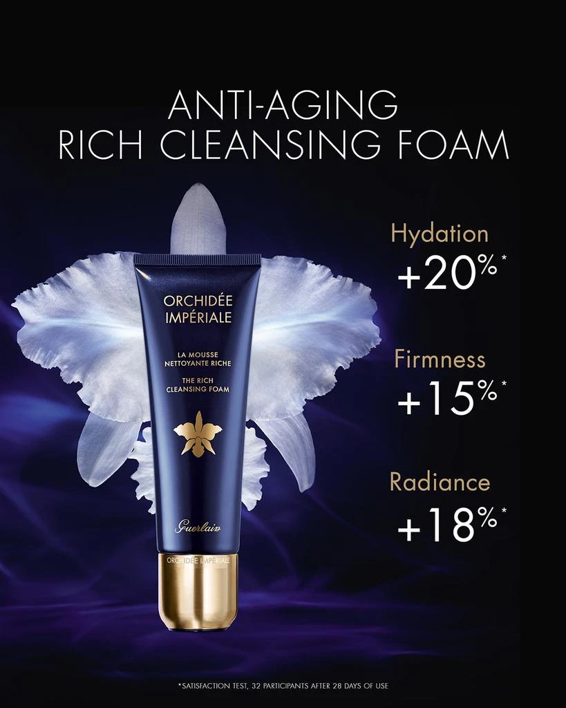 商品Guerlain|Orchidee Imperiale Anti-Aging Rich Cleansing Foam, 4.2 oz.,价格¥933,第3张图片详细描述