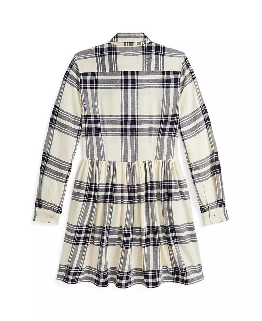 商品Ralph Lauren|Big Girls Plaid Cotton Twill Shirtdress,价格¥419,第2张图片详细描述