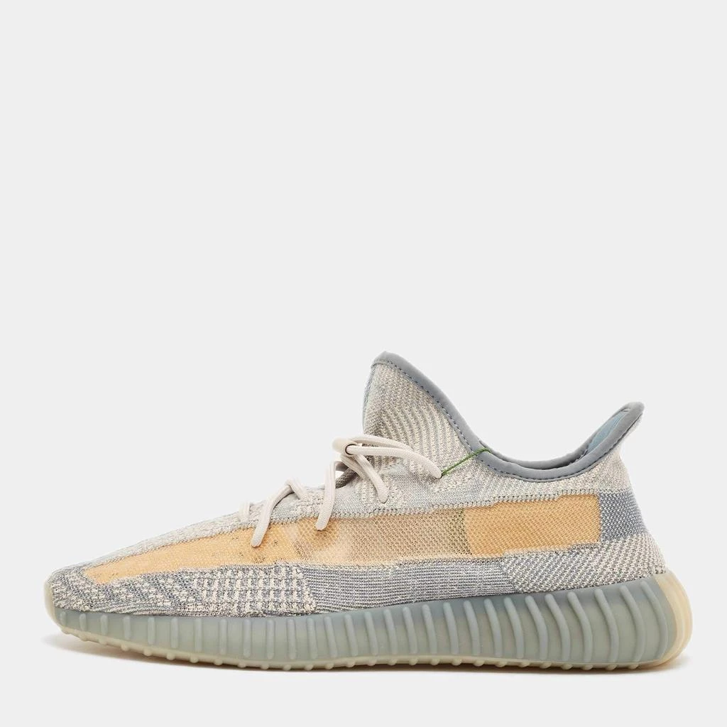 商品YEEZY|Yeezy x Adidas Grey/Beige Knit Fabric Boost 350 V2 Israfil Sneakers Size 49 1/3,价格¥1518,第1张图片
