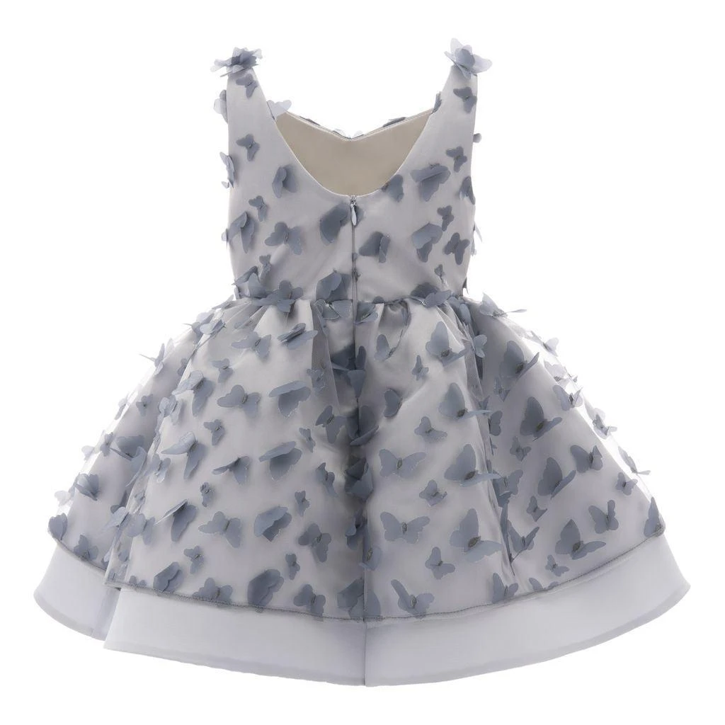商品Tulleen|Gray Mariposa Tulle Dress,价格¥781,第2张图片详细描述