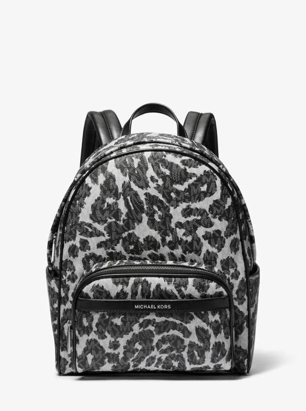 商品Michael Kors|Bex Leopard Logo Backpack,价格¥2235,第1张图片