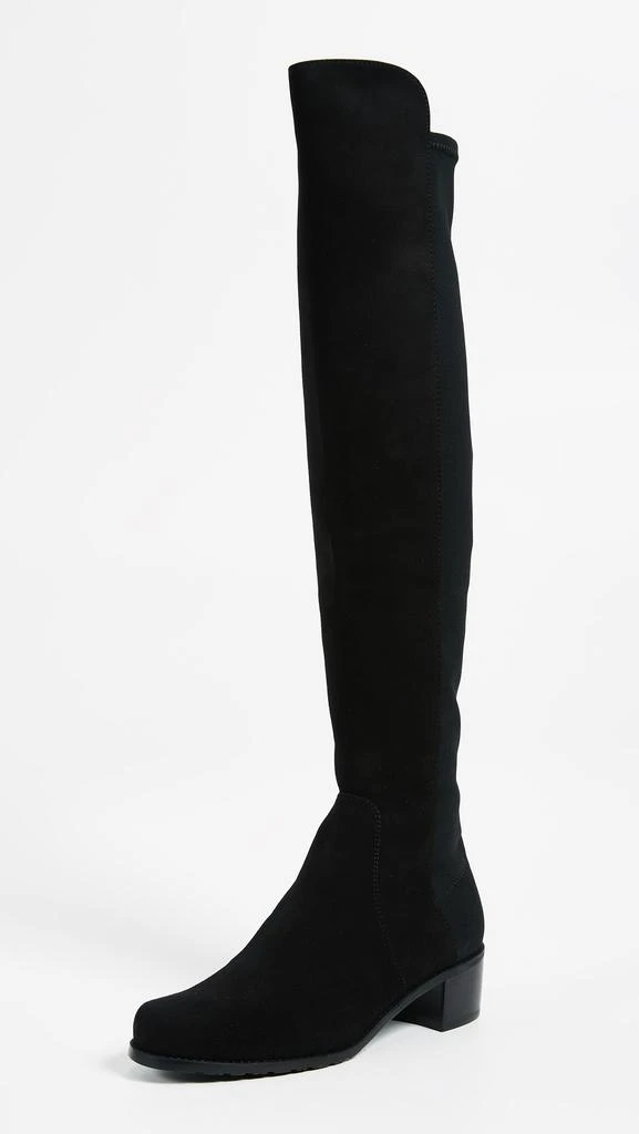 商品Stuart Weitzman|Stuart Weitzman Reserve 弹性绒面革靴子,价格¥5774,第2张图片详细描述