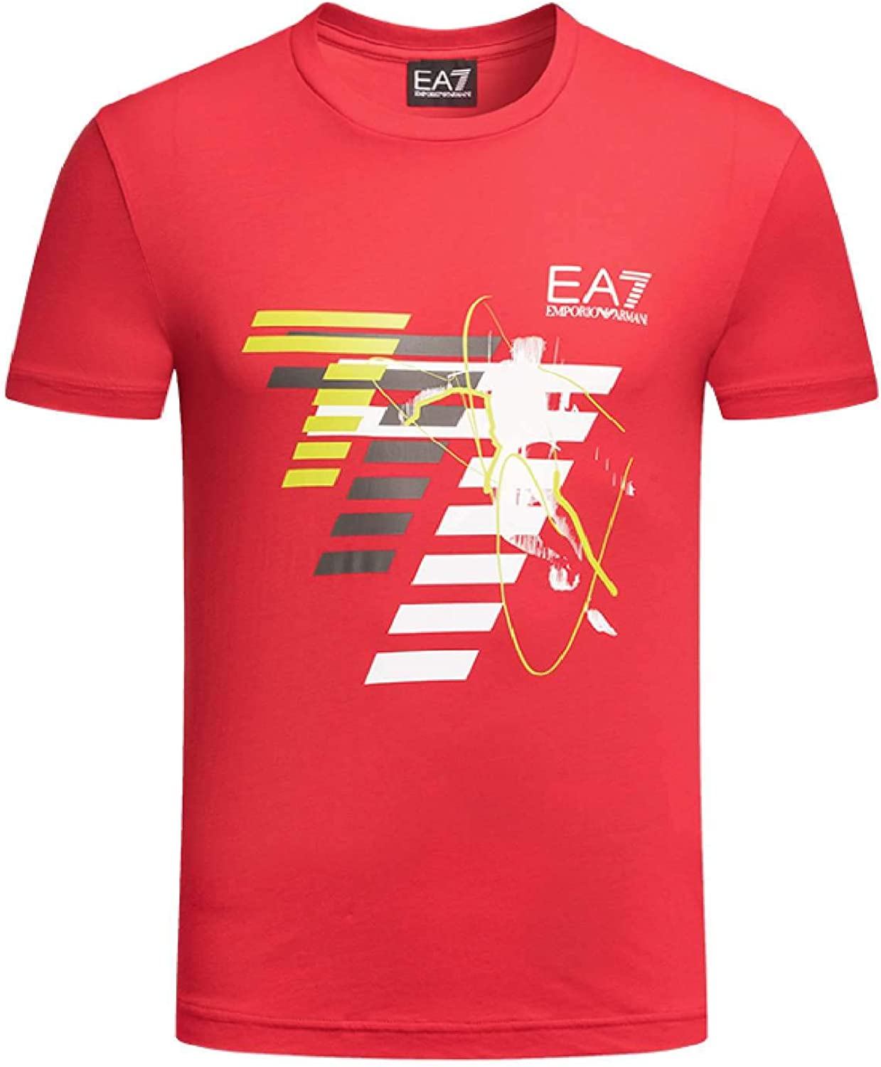  男士红色棉质短袖T恤 3ZPT48-PJM9Z-1451商品第1张图片规格展示