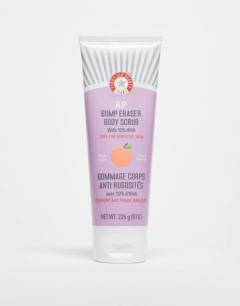 商品First Aid Beauty|First Aid Beauty KP Bump Eraser Body Scrub 10% AHA - Fresh Peach 226g,价格¥227,第1张图片