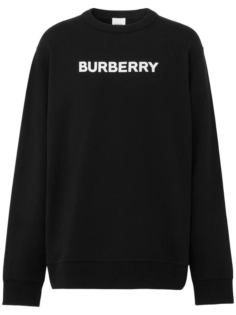 商品Burberry|BURBERRY logo-print long-sleeve sweatshirt,价格¥4728,第1张图片