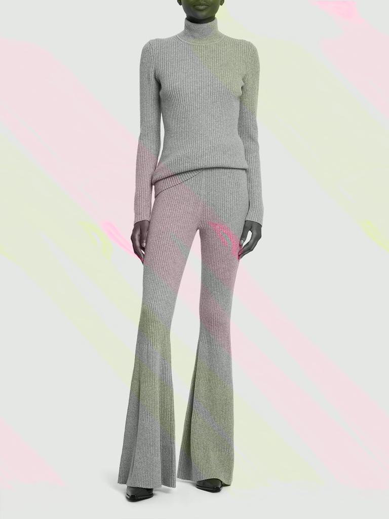 Cashmere Blend Knit Turtleneck Sweater商品第1张图片规格展示