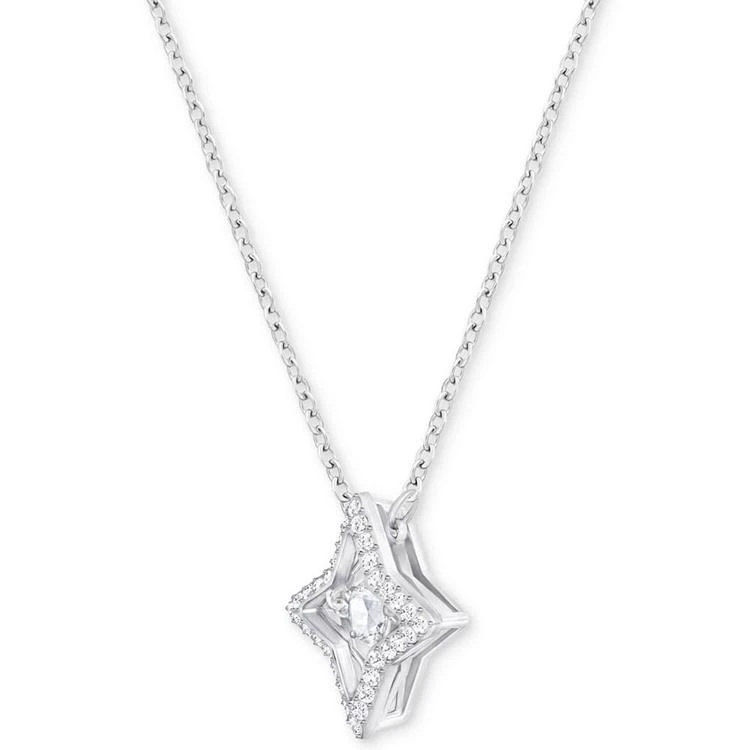 商品Swarovski|Silver-Tone Crystal Star Pendant Necklace,价格¥966,第3张图片详细描述