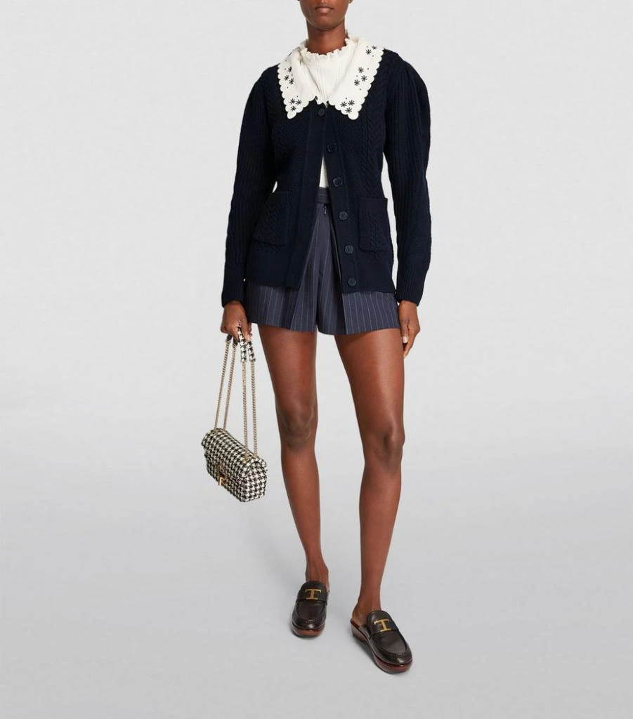 商品Sandro|Wool Collared Cardigan,价格¥1963,第2张图片详细描述