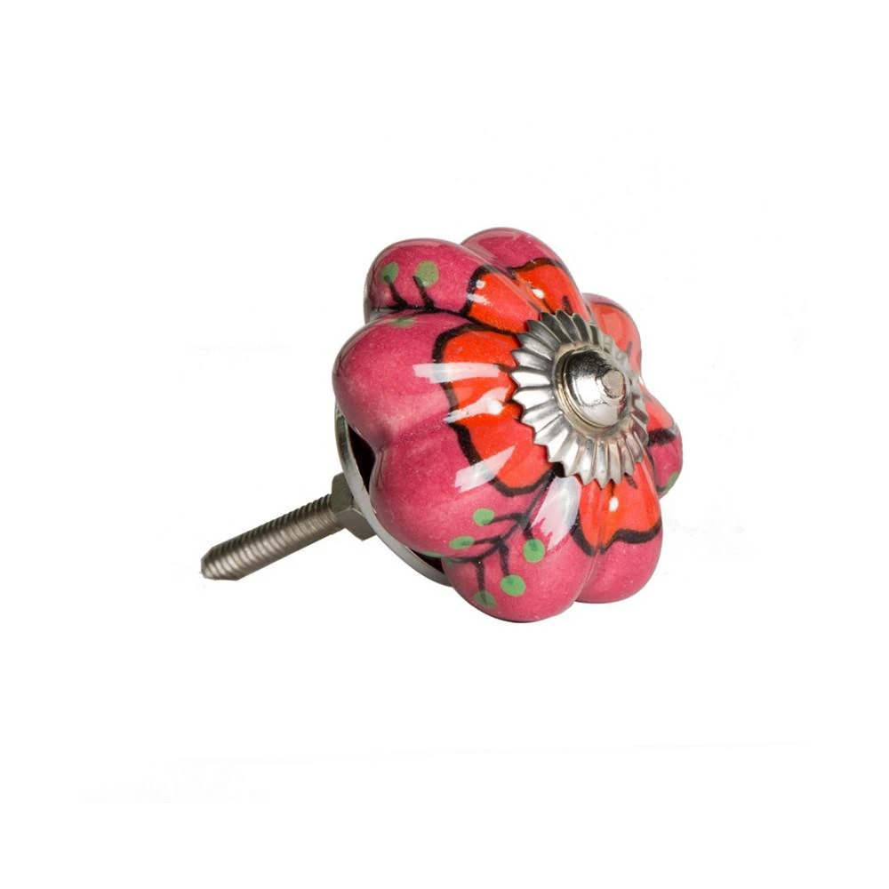 商品KNOB-IT|Handpainted Ceramic Knob Set of 8,价格¥314,第3张图片详细描述