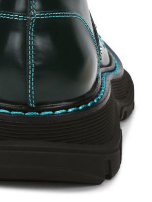 Tread Leather Lace-Up Boots商品第7张图片规格展示