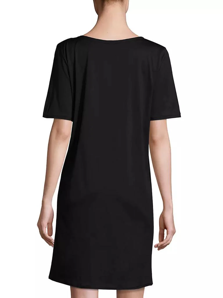 商品Hanro|Cotton Deluxe Short-Sleeve Gown,价格¥1178,第4张图片详细描述