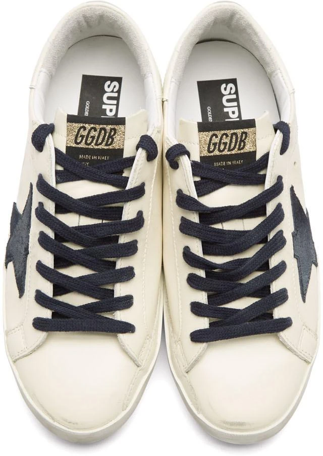 商品Golden Goose|SSENSE Exclusive White Super SSTAR 运动鞋,价格¥4231,第5张图片详细描述