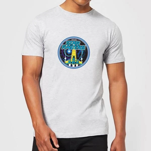 商品Atari|Atari Star Raiders Men's T-Shirt - Grey,价格¥167,第1张图片