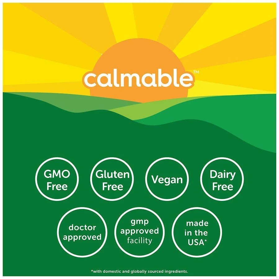 商品Calmable|Stress Relief for Seniors - with Melatonin, Ashwaganda, L-Theanine - Capsules,价格¥147,第5张图片详�细描述