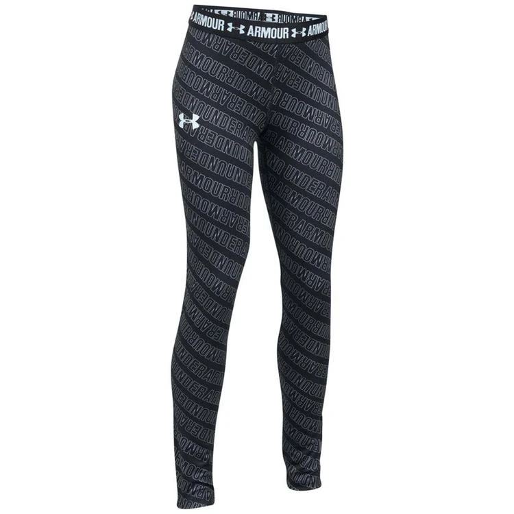 商品Under Armour|Under Armour HeatGear® Geo-Print Leggings 大女童运动打底裤,价格¥300,第5张图片详细描述