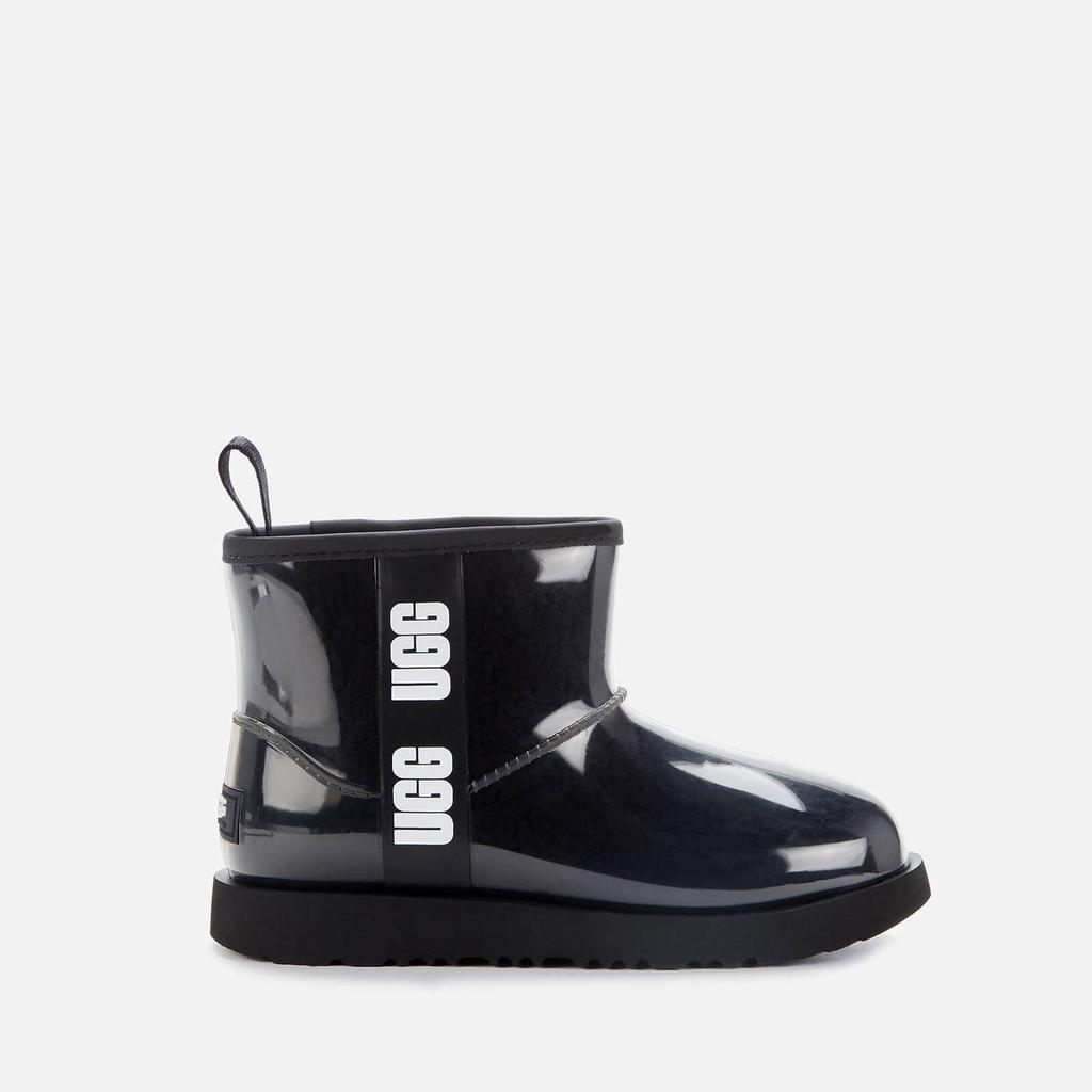 商品UGG|UGG Kids' Classic Clear Mini Waterproof Boots II - Black,价格¥845,第1张图片