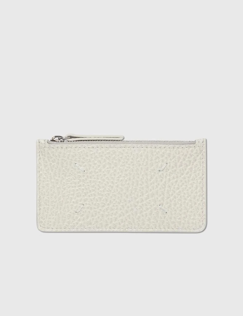 商品MAISON MARGIELA|Four Stitch Zip Card Holder,价格¥1201,第1张图片