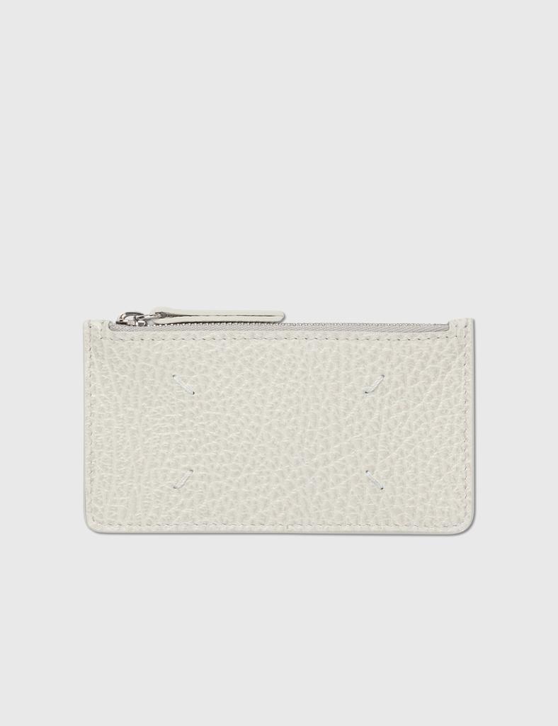 商品MAISON MARGIELA|Four Stitch Zip Card Holder,价格¥2244,第1张图片