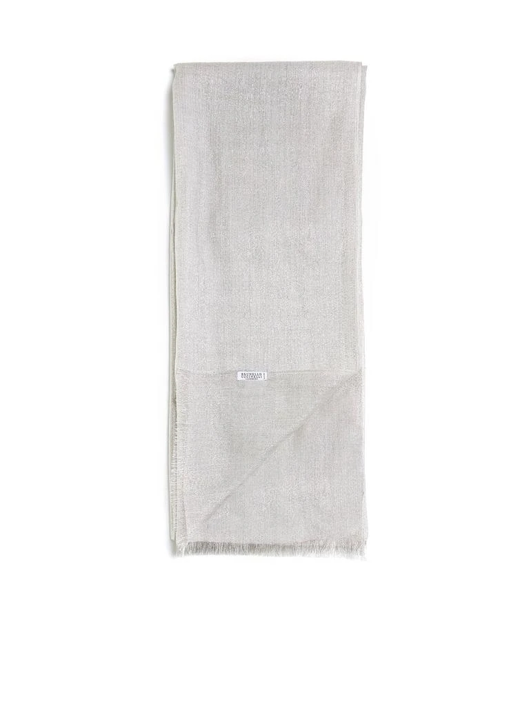 商品Brunello Cucinelli|Brunello Cucinelli Sparkled Scarf,价格¥5140,第2张图片详细描述