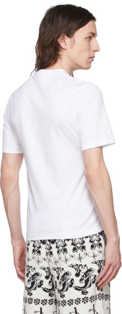 White Cotton T-Shirt商品第3张图片规格展示