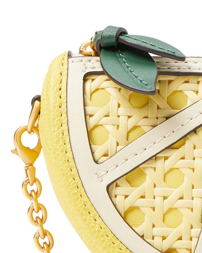 商品Kate Spade|Lemon Drop Embellished Leather Mini Purse with Chain ,价格¥944,第5张图片详细描述