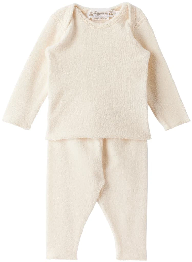 商品Bonpoint|Baby Off-White Timi Long Sleeve T-Shirt & Leggings,价格¥542,第1张图片