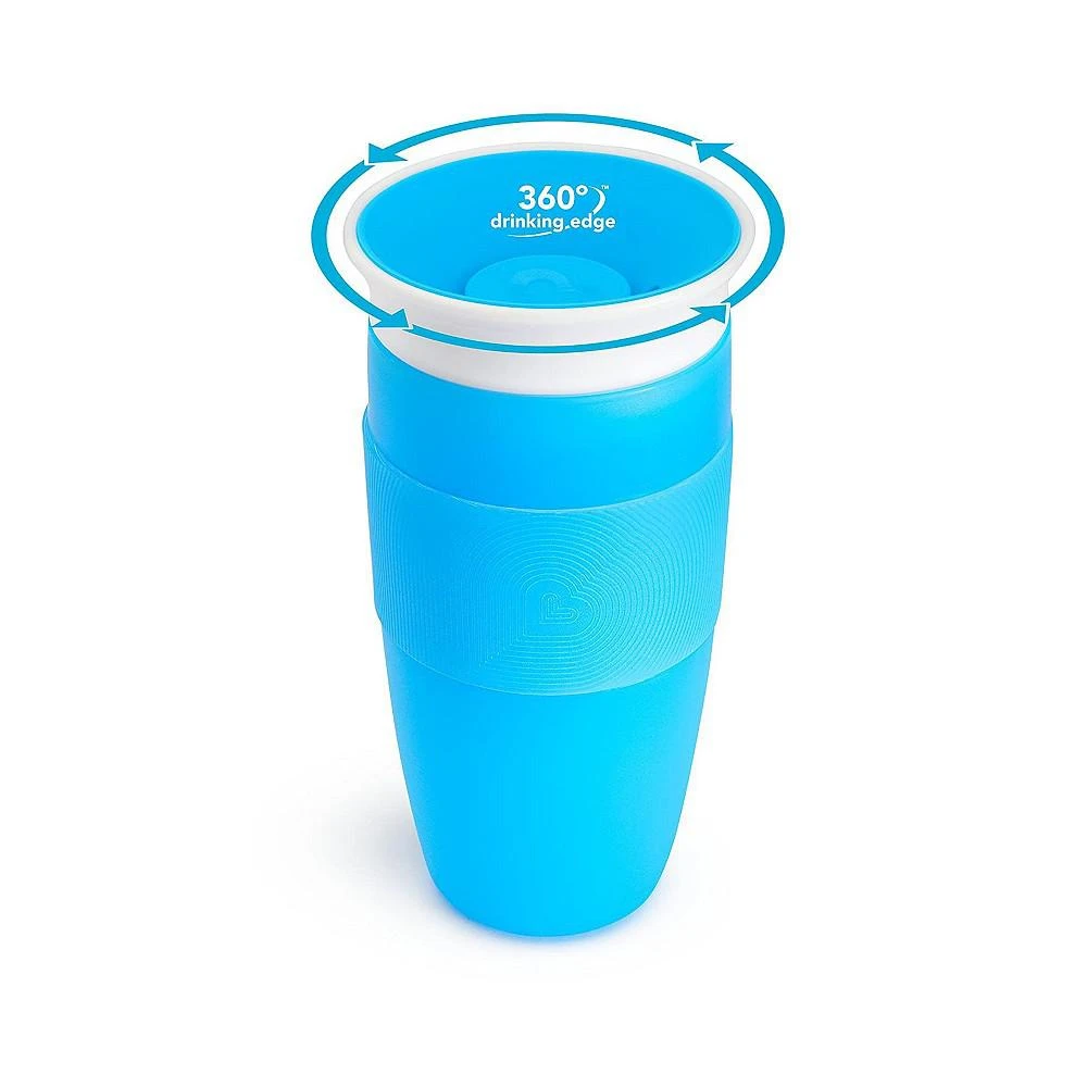 商品Munchkin|Miracle 360 Sippy Cup, with Silicone Grip, Blue, 14 Ounce,价格¥121,第2张图片详细描述