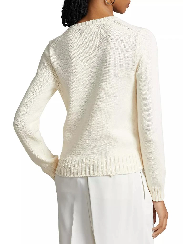 商品Ralph Lauren|Flag Cotton Crewneck Sweater,价格¥2978,第4张图片详细描述