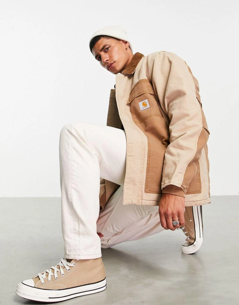 商品Carhartt|Carhartt WIP arctic jacket in brown ,价格¥1183,第1张图片