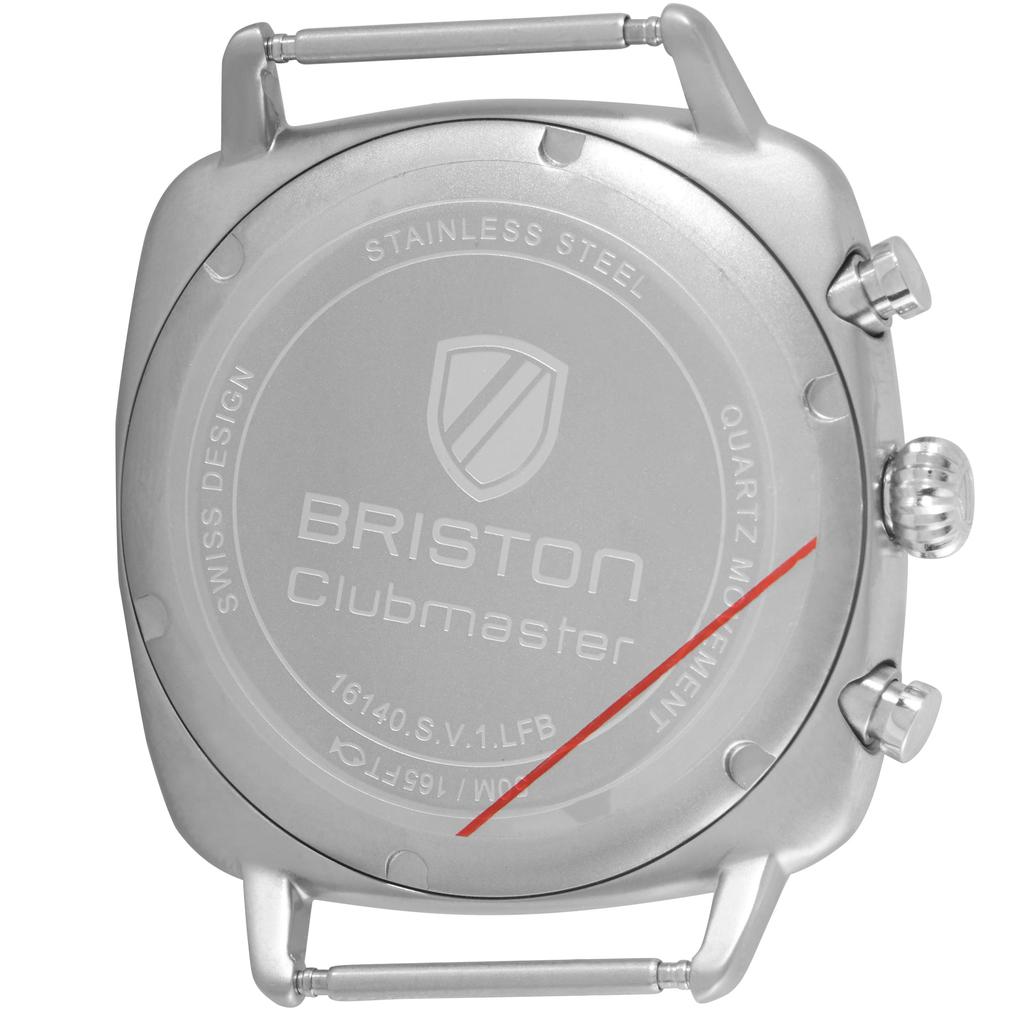 Briston Clubmaster Vintage Brushed Steel Watch 16140.S.V.1.LFB商品第3张图片规格展示