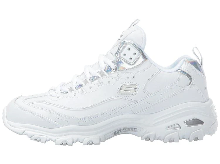 商品SKECHERS|D'Lites经典复古系列纯白运动鞋,价格¥293,第4张图片详细描述