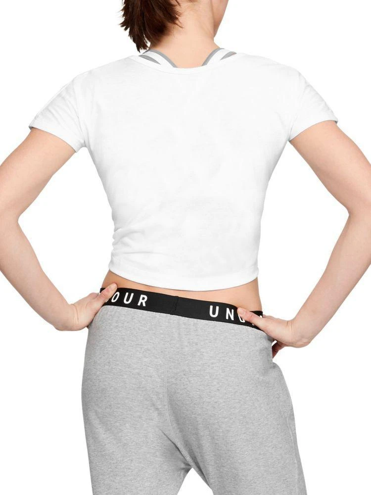 商品Under Armour|Front-Tie Short Sleeve Tee,价格¥41,第3张图片详细描述