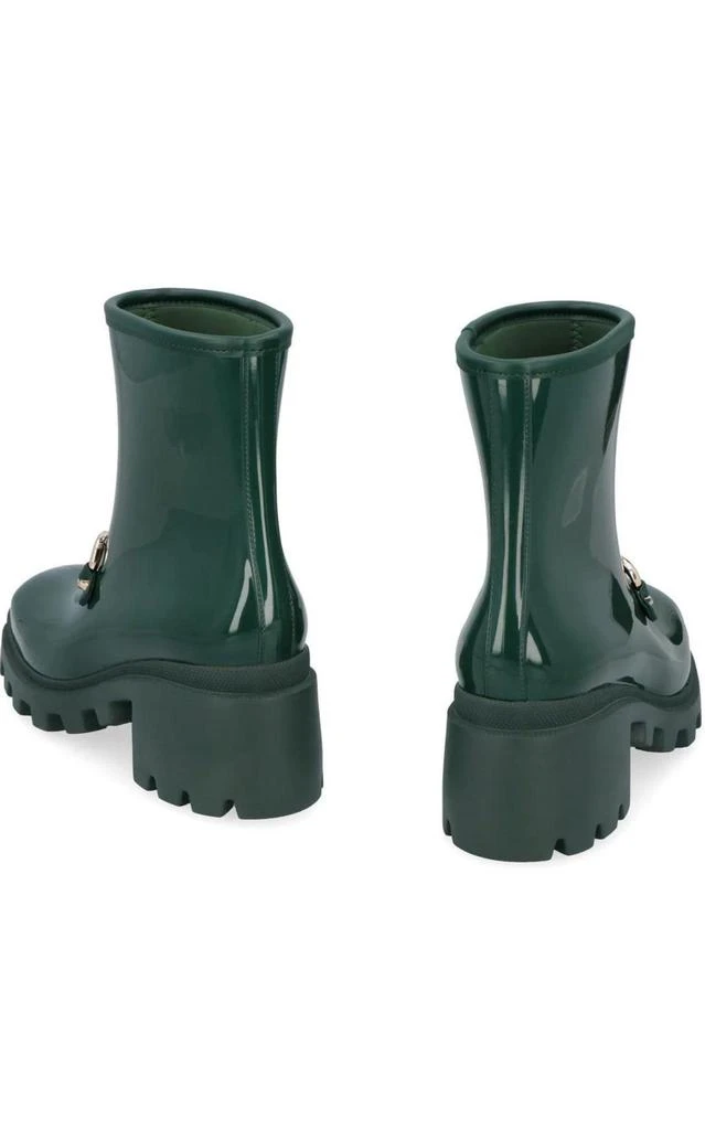 商品Gucci|Horsebit - Detailed Heeled Rubber Rain Boots,价格¥3302,第3张图片详细描述