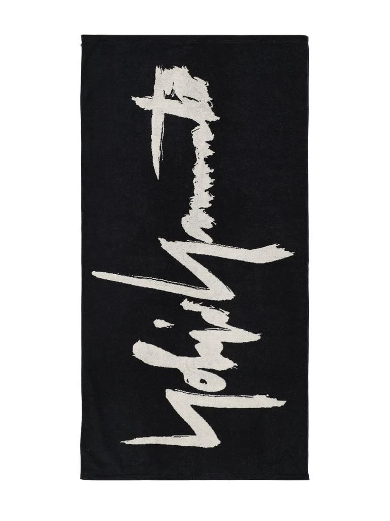 商品YOHJI YAMAMOTO|Yy Logo Cotton Bath Towel,价格¥1394,第1张图片