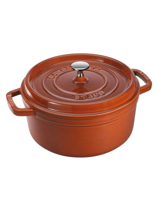 商品Staub|Round Enameled Cast Iron Cocotte,价格¥3732,第1张图片