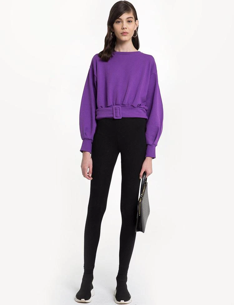 Purple Belted Sweatshirt 商品