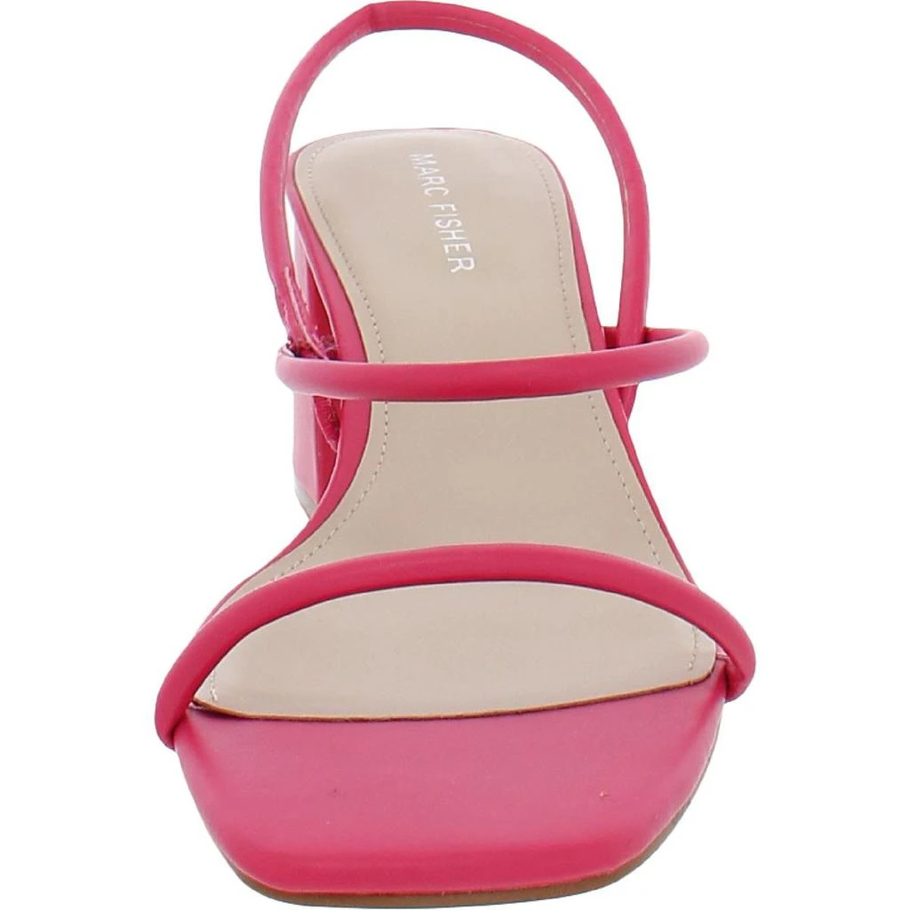 Marc Fisher Womens Galvin Faux Leather Slingback Block Heel 商品