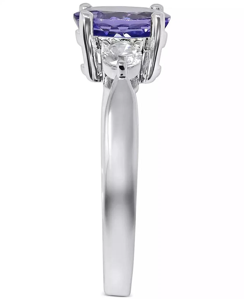 商品Macy's|Tanzanite (1-1/2 ct. t.w.) & Diamond (1/4 ct. t.w.) Ring in 14k White Gold,价格¥6764,第4张图片详细描述