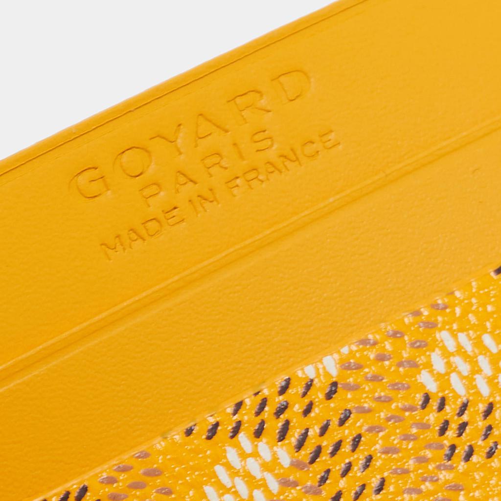 Goyard Yellow Goyardine Coated Canvas and Leather Saint Sulpice Card Holder商品第8张图片规格展示