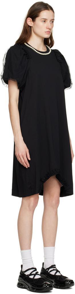 商品Simone Rocha|Black Ruffle Midi Dress,价格¥4416,第4张图片详细描述