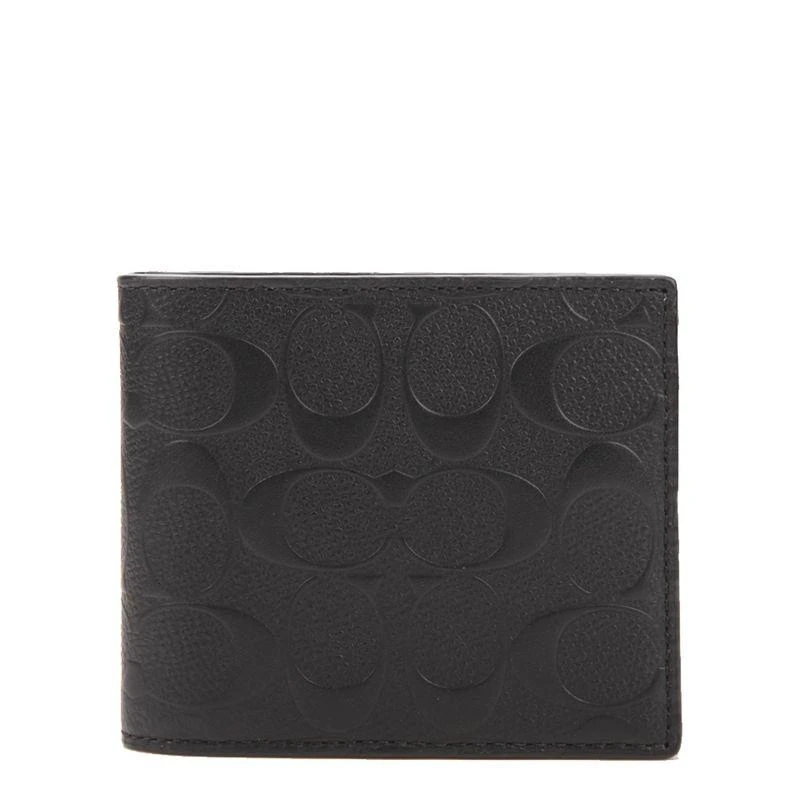商品Coach|美国直邮 COACH 蔻驰 男士短款钱包 钱夹 卡包 F64118,价格¥1269,第1张图片